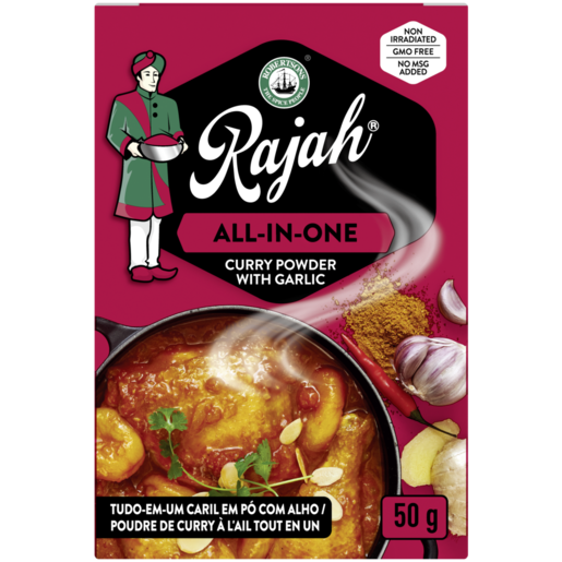 Rajah All-In-One Curry Powder With Garlic 50g