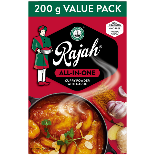 Rajah All-In-One Curry Powder With Garlic Value Pack 200g