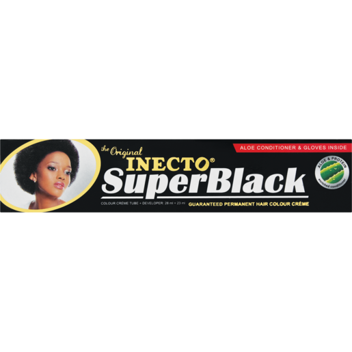 Inecto Super Black Hair Colour Créme 28ml
