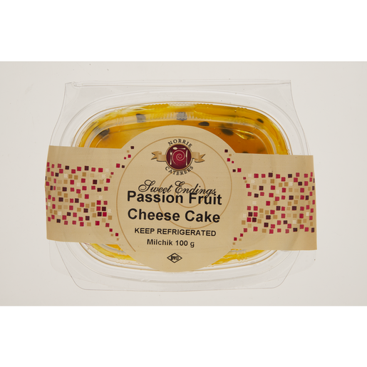Norrie Caterers Sweet Endings Passion Fruit Cheese Cake 100g 