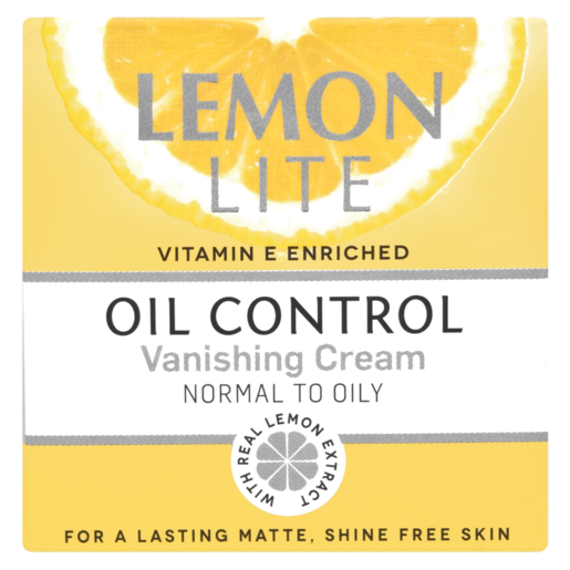 Lemon Lite Oil Control Vanishing Cream Jar 50ml