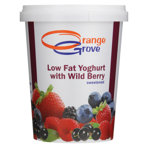 Orange Grove Wild Berry Flavoured Fruit Yoghurt 500ml