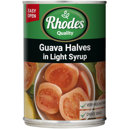 Rhodes Quality Guavas Halves In Syrup 410g