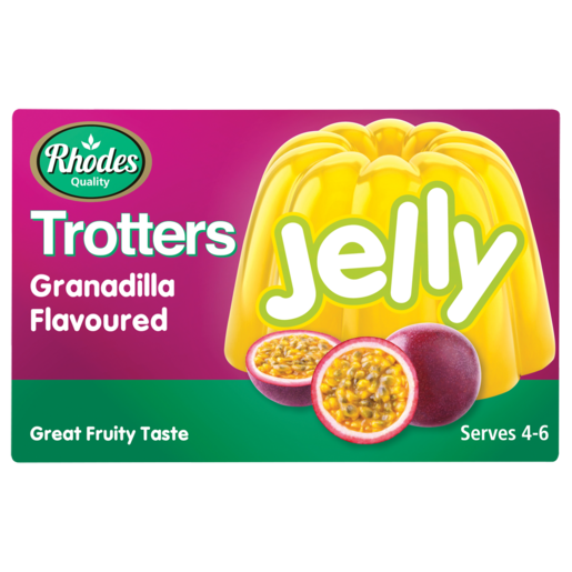 Rhodes Trotters Granadilla Flavoured Instant Jelly 40g