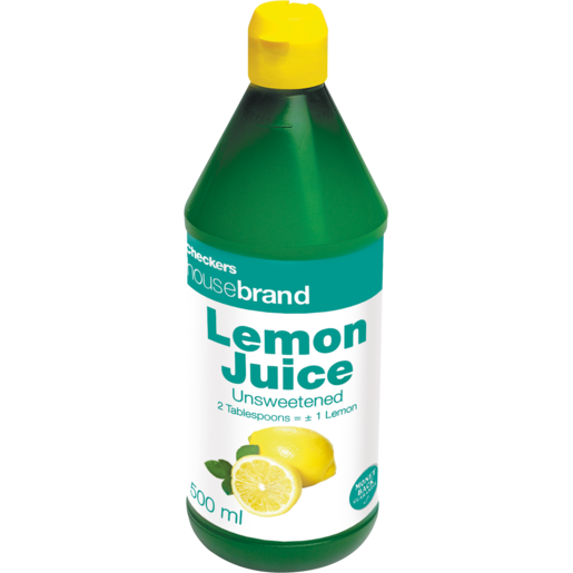 Checkers Housebrand Lemon Juice 500ml
