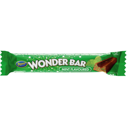 Wonder Bar Mint Flavoured Chocolate Bar 23g