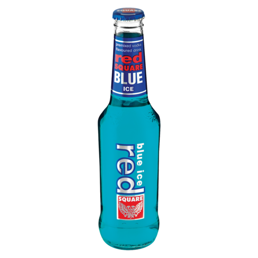 Red Square Blue Ice Spirit Cooler Bottle 275ml