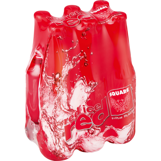 Red Square Red Ice Spirit Cooler Bottles 6 x 275ml