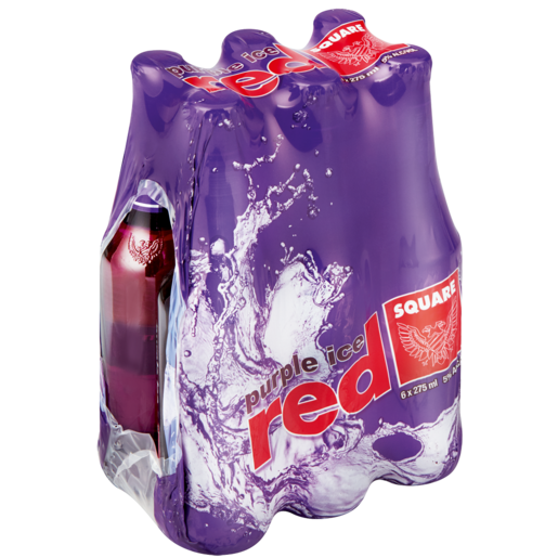 Red Square Purple Ice Spirit Cooler Bottles 6 x 275ml