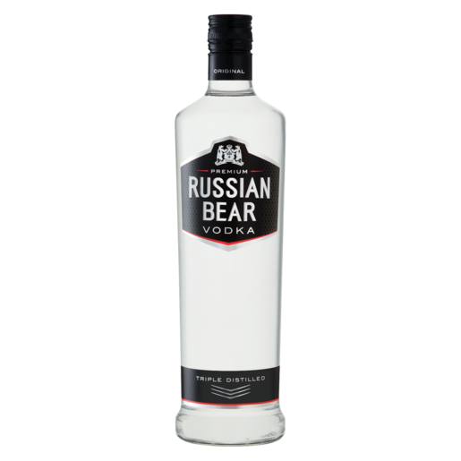 Russian Bear Original Vodka Bottle 1L