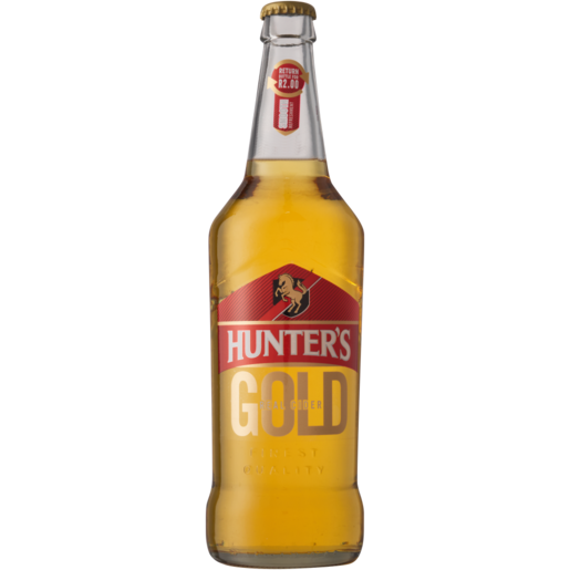 Hunter's Gold Real Cider Bottle 660ml