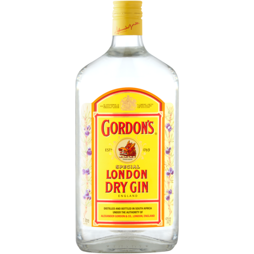Gordon's London Dry Gin Bottle 1L
