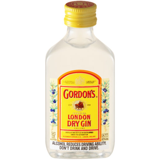 Gordon's London Dry Gin Bottle 50ml