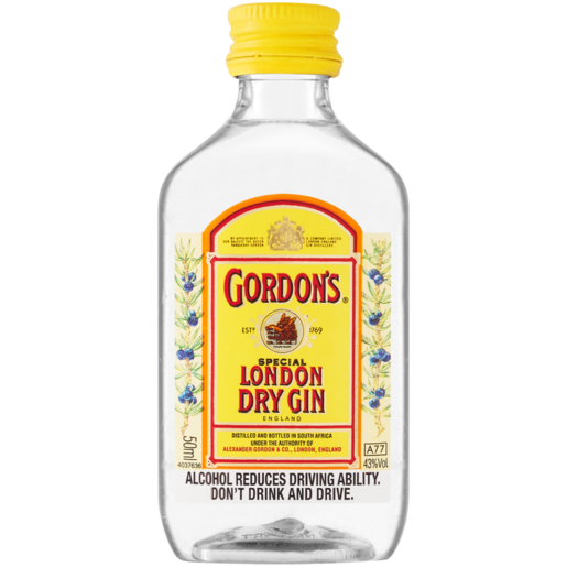 Gordon's London Dry Gin Bottles 12 x 50ml