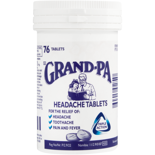 Grand-Pa Headache Tablets 76 Pack