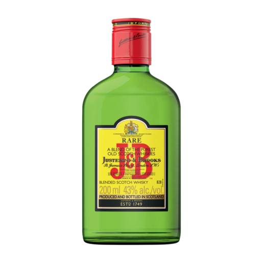 J&B Rare Blended Scotch Whisky Bottle 200ml
