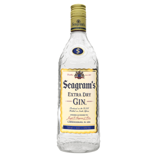 Seagram's Extra Dry Gin Bottle 750ml