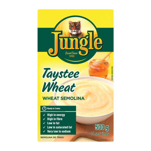 Jungle Taystee Wheat Semolina Energy Breakfast Porridge 500g
