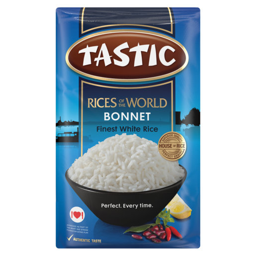 Tastic Bonnet White Rice 1kg