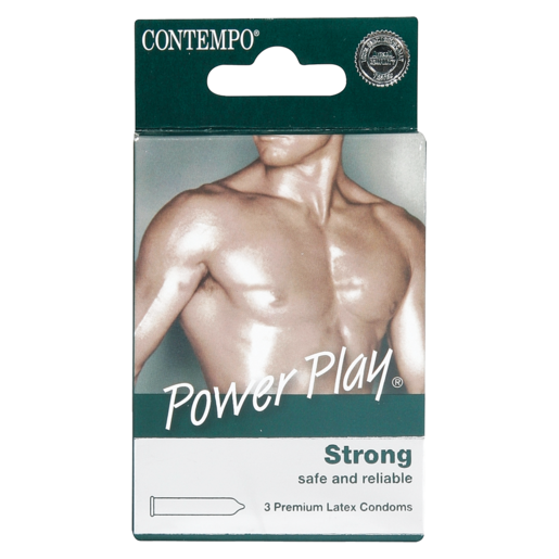 Contempo Power Play Condoms 3 Pack