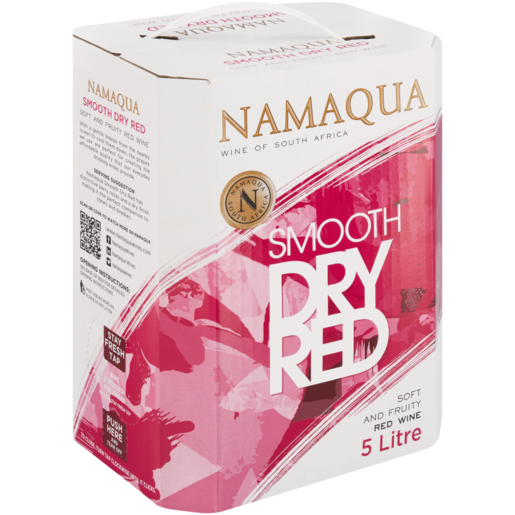 Namaqua Smooth Dry Red Wine Box 5L