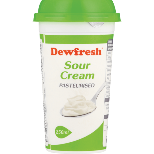 Dewfresh Pasteurised Sour Cream 250g