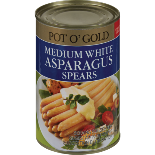 Pot O' Gold Medium White Asparagus Spears 430g