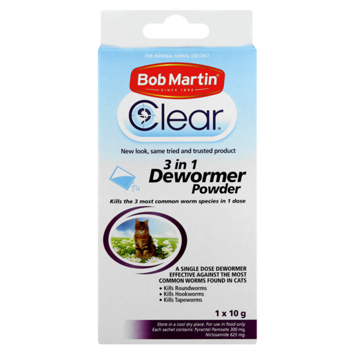 Bob Martin 3-In-1 Cat Dewormer Powder 10g