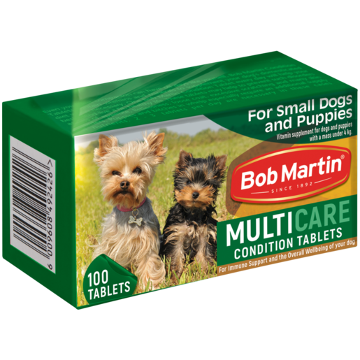 Bob Martin Small Dogs & Puppies Multicare Condition Tablets 100 Pack