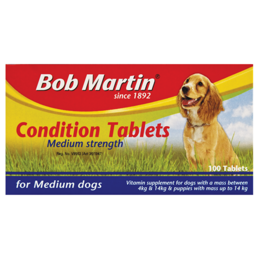 Bob Martin Medium Strength Condition Tablets 100 Pack