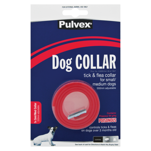 Pulvex Tick & Flea Medium Dog Collar 500mm