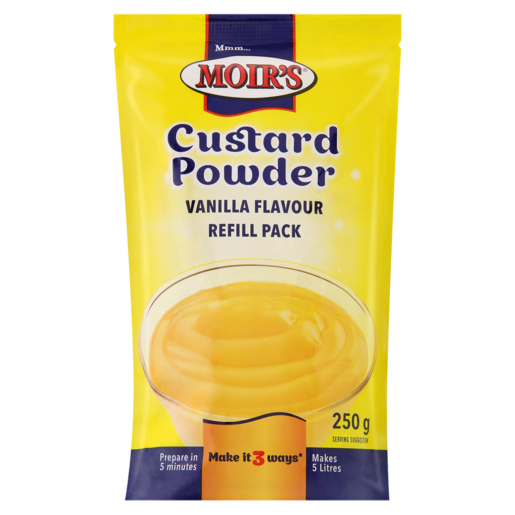 Moir's Vanilla Flavoured Custard Powder Refill Pack 250g
