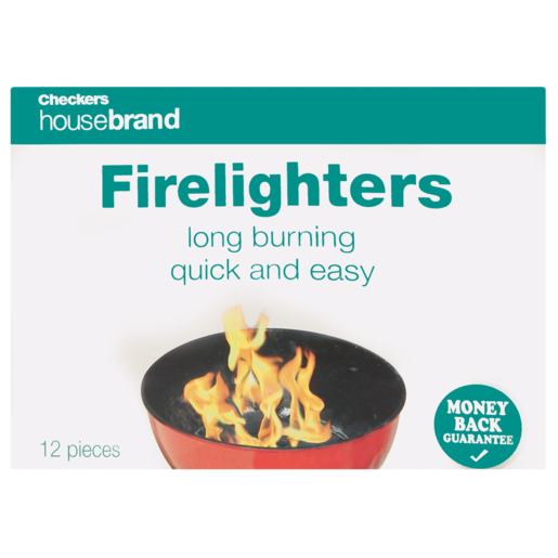 Checkers Housebrand Firelighters 12 Pack