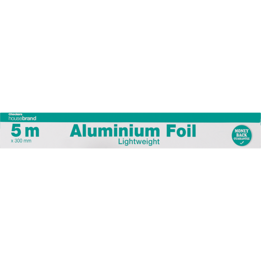 Checkers Housebrand Lightweight Aluminium Foil 5m