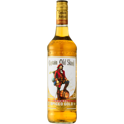 Captain Morgan Original Spiced Gold Bottle 750ml, Rum, Spirits & Liqueurs, Drinks