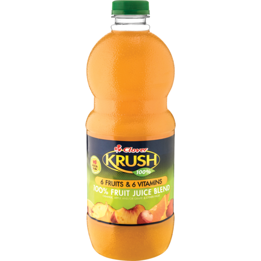 Krush 100% Blended 6 Fruit & 6 Vitamin Fruit Juice 1.5L