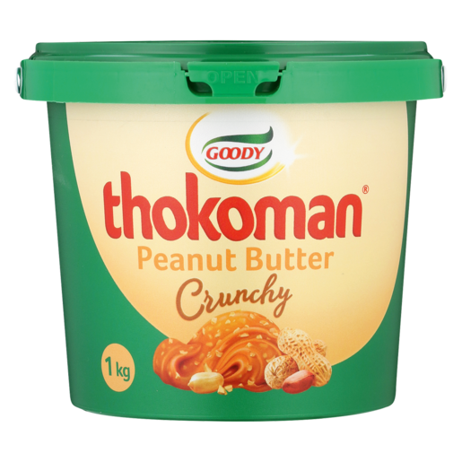 Goody Thokoman Crunchy Peanut Butter Tub 1kg