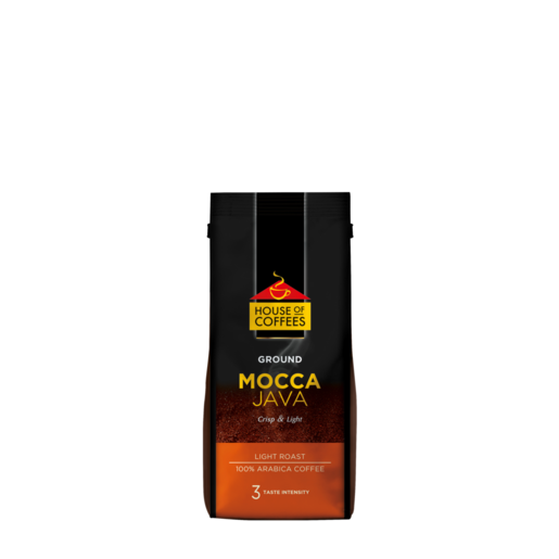 House of Coffees Mocca Java Ground Arabica Coffee 250g