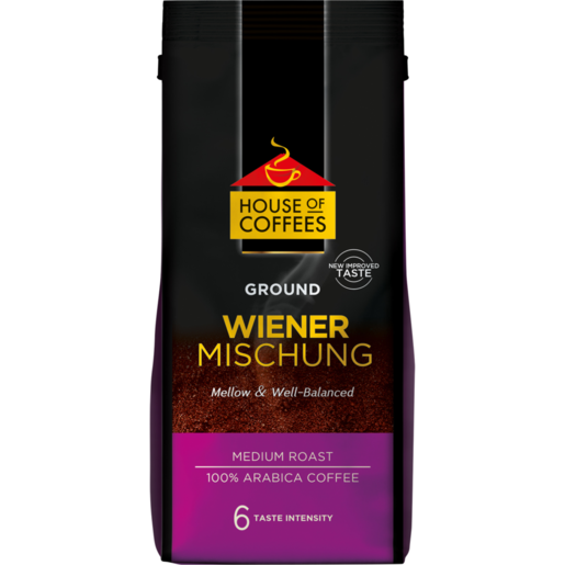 House of Coffees Wiener Mischung Ground Arabica Coffee 250g