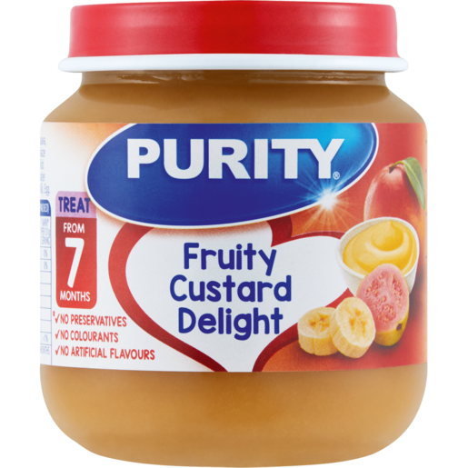 PURITY Fruity Custard Delight 2nd Baby Food 125ml