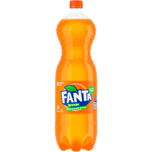 Fanta Orange Flavoured Soft Drink Bottle 2L