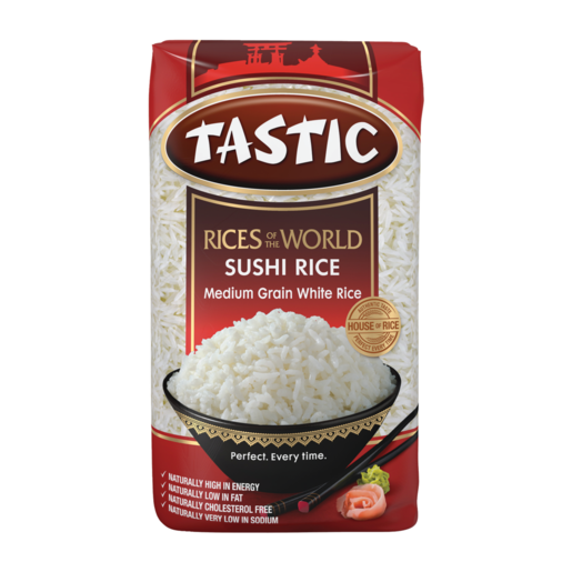 Tastic Rices of the World Medium Grain White Sushi Rice 1kg