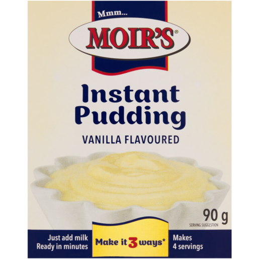 Moir's Vanilla Flavoured Instant Pudding 90g