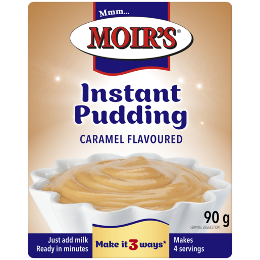 Moir's Caramel Flavoured Instant Pudding 90g