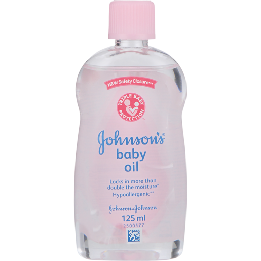 Johnson's Baby Oil 125ml, Baby Lotions, Creams & Oils, Baby Toiletries, Baby
