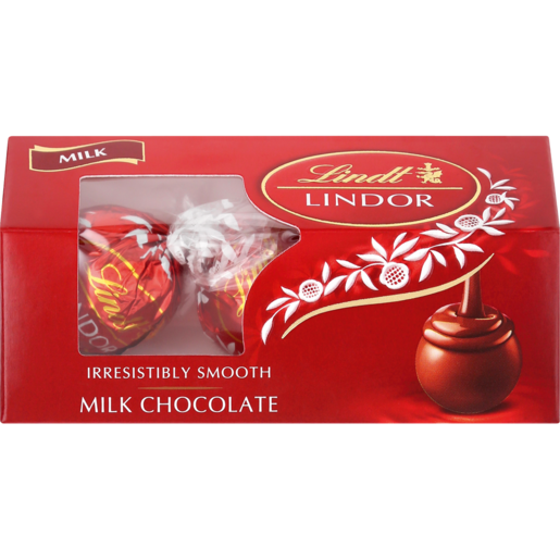 Lindt Lindor Irresistibly Smooth Milk Chocolate Truffles Box 37g