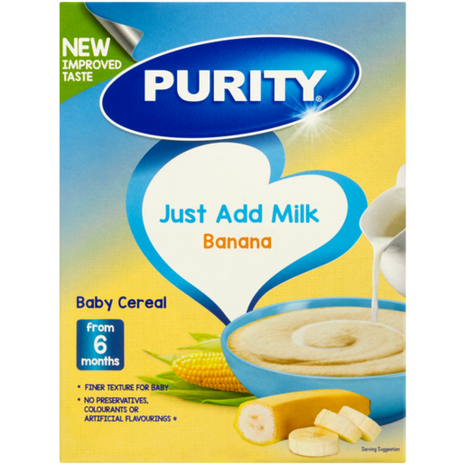 PURITY Banana Flavoured Baby Cereal 200g