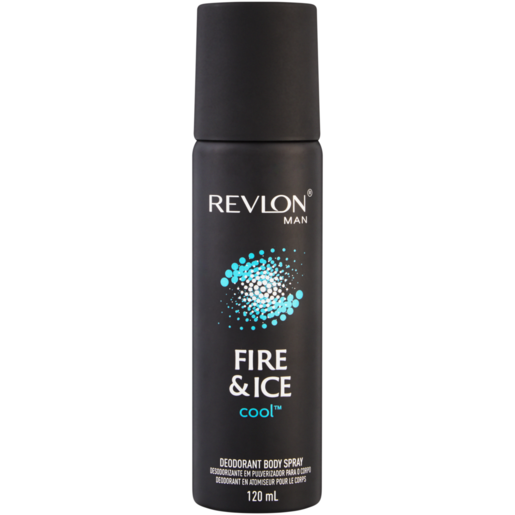 Revlon Man Fire & Ice Cool Deodorant Body Spray 120ml 