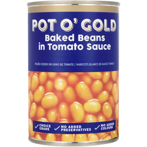 Pot O' Gold Baked Beans In Tomato Sauce 410g