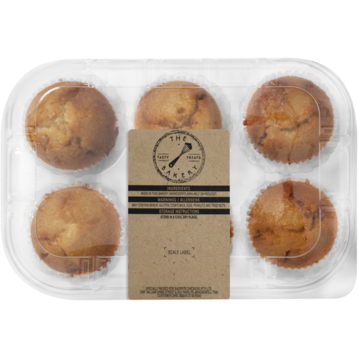 The Bakery Caramel Fudge Muffins 6 Pack
